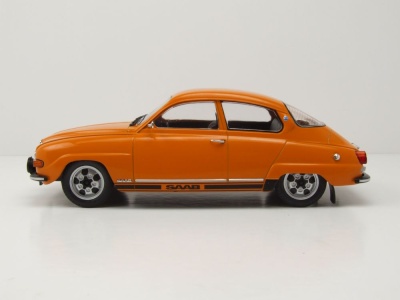 Saab 96 V4 1970 orange Modellauto 1:18 MCG