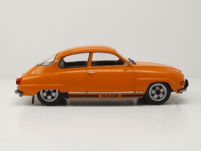 Saab 96 V4 1970 orange Modellauto 1:18 MCG