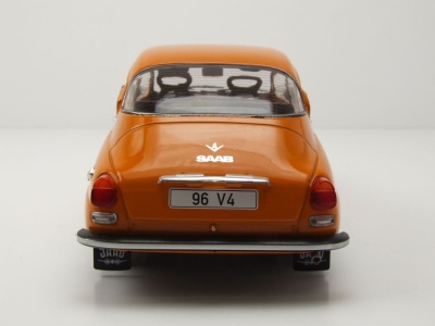 Saab 96 V4 1970 orange Modellauto 1:18 MCG