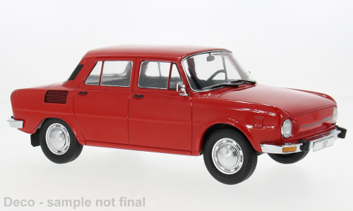 Skoda 100 1969 rot Modellauto 1:18 MCG