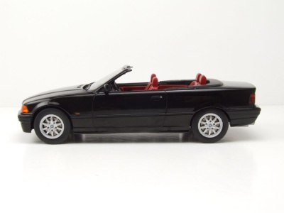 BMW 318i Cabrio E36 1996 schwarz Modellauto 1:18 MCG