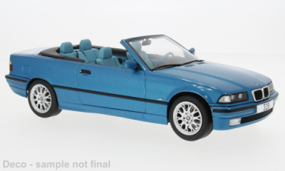 BMW 328i Cabrio E36 1996 blau metallic Modellauto 1:18 MCG