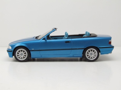 BMW 328i Cabrio E36 1996 blau metallic Modellauto 1:18 MCG