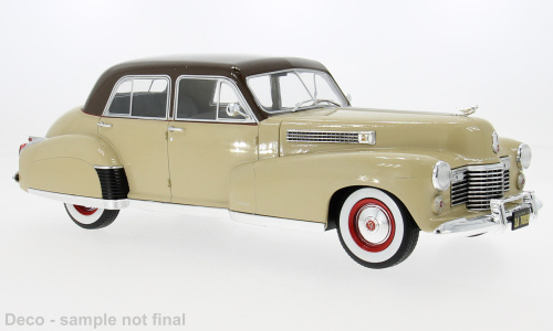 Cadillac Fleetwood Series 60 Special Sedan 1941 beige braun Modellauto 1:18 MCG