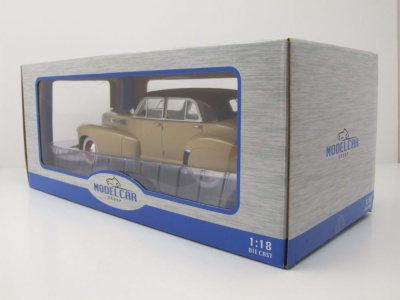 Cadillac Fleetwood Series 60 Special Sedan 1941 beige braun Modellauto 1:18 MCG