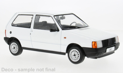Fiat Uno 1984 weiß Modellauto 1:18 MCG