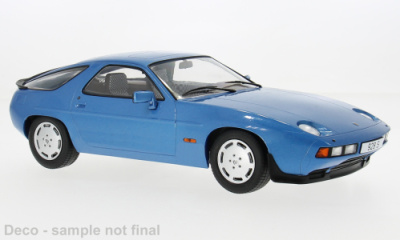 Porsche 928 S 1980 blau metallic Modellauto 1:18 MCG
