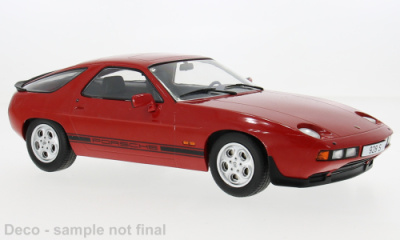 Porsche 928 S 1980 rot Modellauto 1:18 MCG