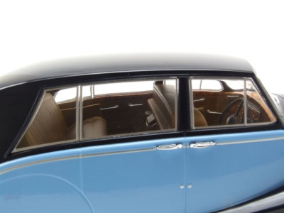 Rolls Royce Silver Wraith Empress Hooper RHD 1956 schwarz hellblau Modellauto 1:18 MCG