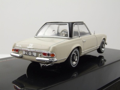 Mercedes 230 SL W113 Pagode Hardtop 1964 beige schwarz Modellauto 1:43 ixo models