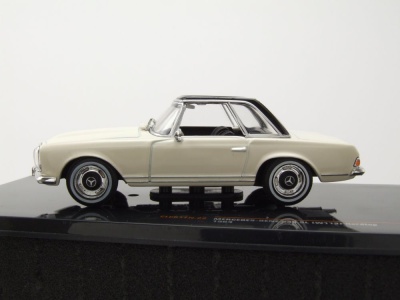 Mercedes 230 SL W113 Pagode Hardtop 1964 beige schwarz Modellauto 1:43 ixo models