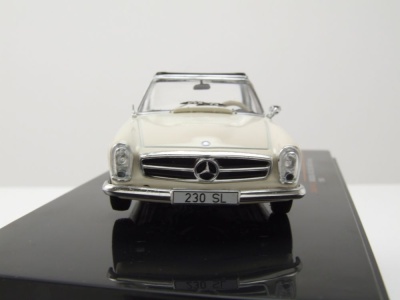 Mercedes 230 SL W113 Pagode Hardtop 1964 beige schwarz Modellauto 1:43 ixo models