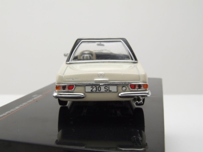Mercedes 230 SL W113 Pagode Hardtop 1964 beige schwarz Modellauto 1:43 ixo models