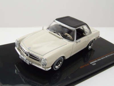 Mercedes 230 SL W113 Pagode Hardtop 1964 beige schwarz Modellauto 1:43 ixo models