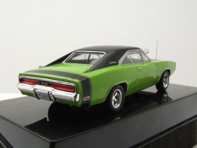 Dodge Charger R/T 1970 grün schwarz Modellauto 1:43...