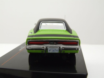 Dodge Charger R/T 1970 grün schwarz Modellauto 1:43 ixo models