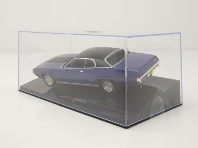 Plymouth GTX Road Runner 1971 lila metallic schwarz Modellauto 1:43 ixo models