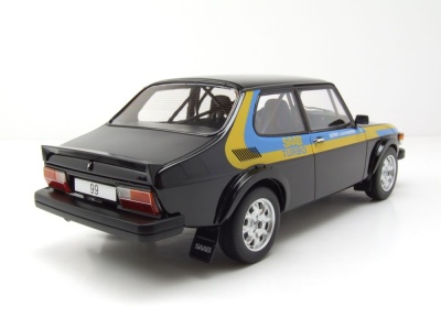Saab 99 Turbo 1977 schwarz Modellauto 1:18 MCG