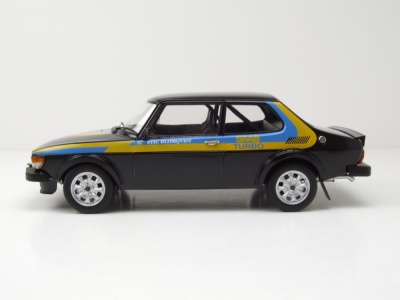 Saab 99 Turbo 1977 schwarz Modellauto 1:18 MCG
