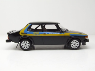 Saab 99 Turbo 1977 schwarz Modellauto 1:18 MCG
