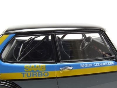 Saab 99 Turbo 1977 schwarz Modellauto 1:18 MCG
