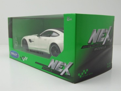 Mercedes AMG GT-R weiß metallic Modellauto 1:24 Welly