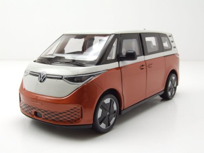 VW ID.BUZZ Bus orange metallic weiß Modellauto 1:24...