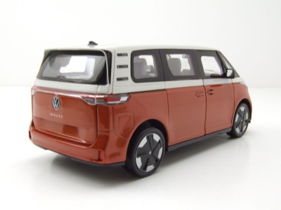 VW ID.BUZZ Bus orange metallic weiß Modellauto 1:24...