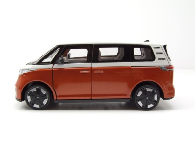 VW ID.BUZZ Bus orange metallic weiß Modellauto 1:24 Welly