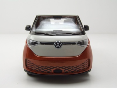 VW ID.BUZZ Bus orange metallic weiß Modellauto 1:24 Welly