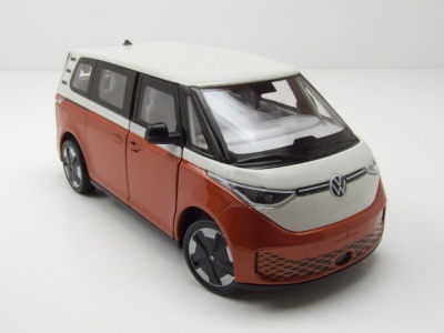 VW ID.BUZZ Bus orange metallic weiß Modellauto 1:24 Welly