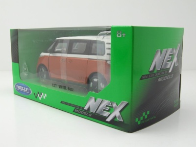 VW ID.BUZZ Bus orange metallic weiß Modellauto 1:24 Welly