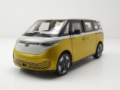 VW ID.BUZZ Bus gelb metallic weiß Modellauto 1:24...