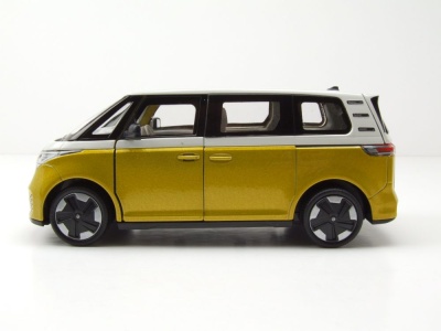 VW ID.BUZZ Bus gelb metallic weiß Modellauto 1:24 Welly