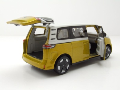 VW ID.BUZZ Bus gelb metallic weiß Modellauto 1:24 Welly