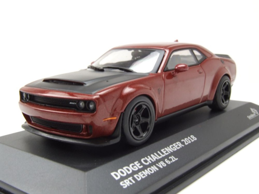 Dodge Challenger SRT Demon 2018 dunkelrot Modellauto 1:43 Solido