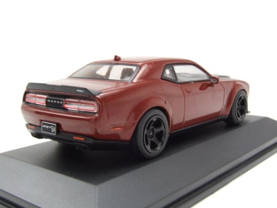 Dodge Challenger SRT Demon 2018 dunkelrot Modellauto 1:43...