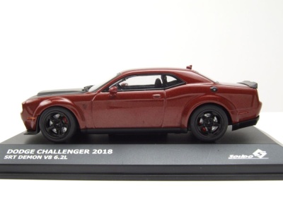 Dodge Challenger SRT Demon 2018 dunkelrot Modellauto 1:43 Solido