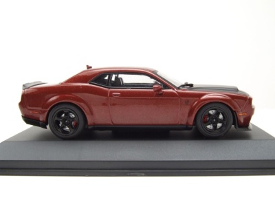 Dodge Challenger SRT Demon 2018 dunkelrot Modellauto 1:43 Solido