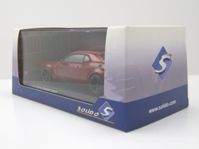 Dodge Challenger SRT Demon 2018 dunkelrot Modellauto 1:43 Solido
