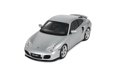 Porsche 911 (996.2) Turbo 2001 silber Modellauto 1:18 GT Spirit