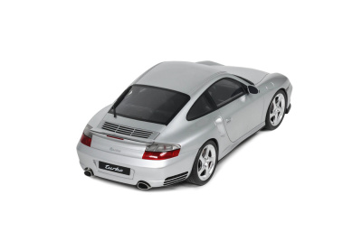 Porsche 911 (996.2) Turbo 2001 silber Modellauto 1:18 GT Spirit