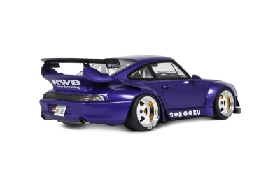RWB Porsche 911 RAUH-Welt Son Goku 2024 lila Modellauto...