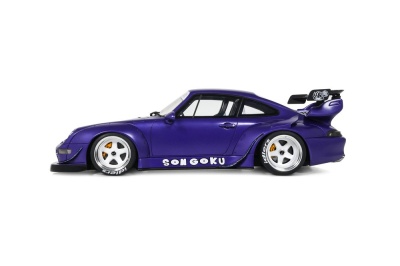 RWB Porsche 911 RAUH-Welt Son Goku 2024 lila Modellauto 1:18 GT Spirit