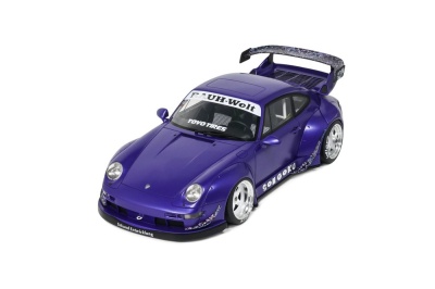 RWB Porsche 911 RAUH-Welt Son Goku 2024 lila Modellauto 1:18 GT Spirit