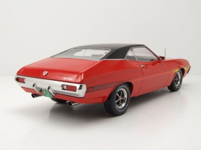Ford Gran Torino Sport 1972 rot schwarz Modellauto 1:18...