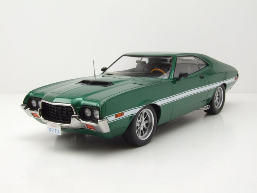 Ford Gran Torino Sport 1972 grün metallic Modellauto 1:18 ixo models