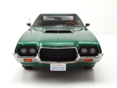 Ford Gran Torino Sport 1972 grün metallic Modellauto 1:18 ixo models