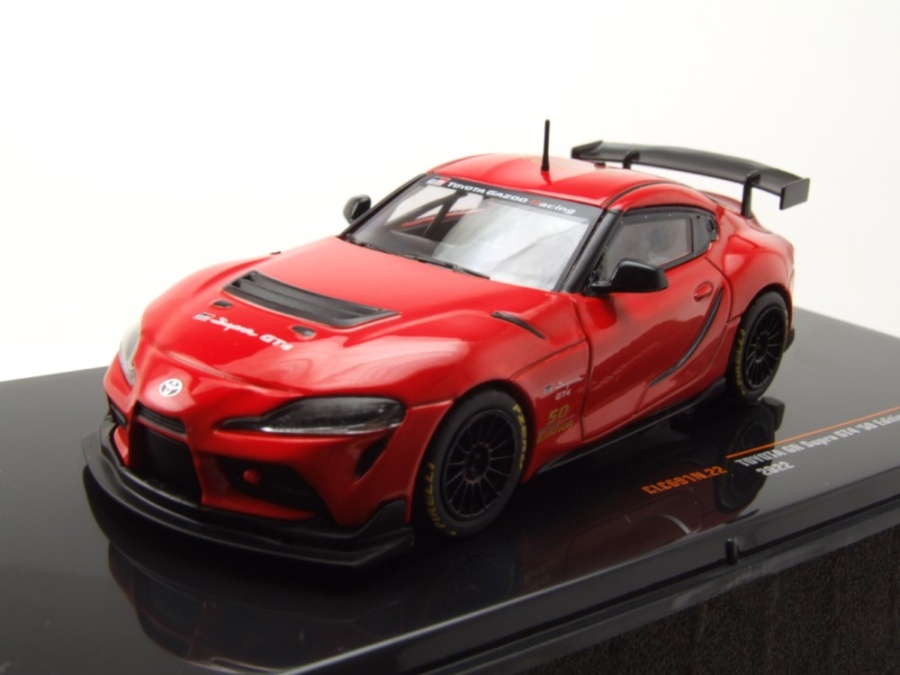 Toyota GR Supra GT4 2022 rot Modellauto 1:43 ixo models