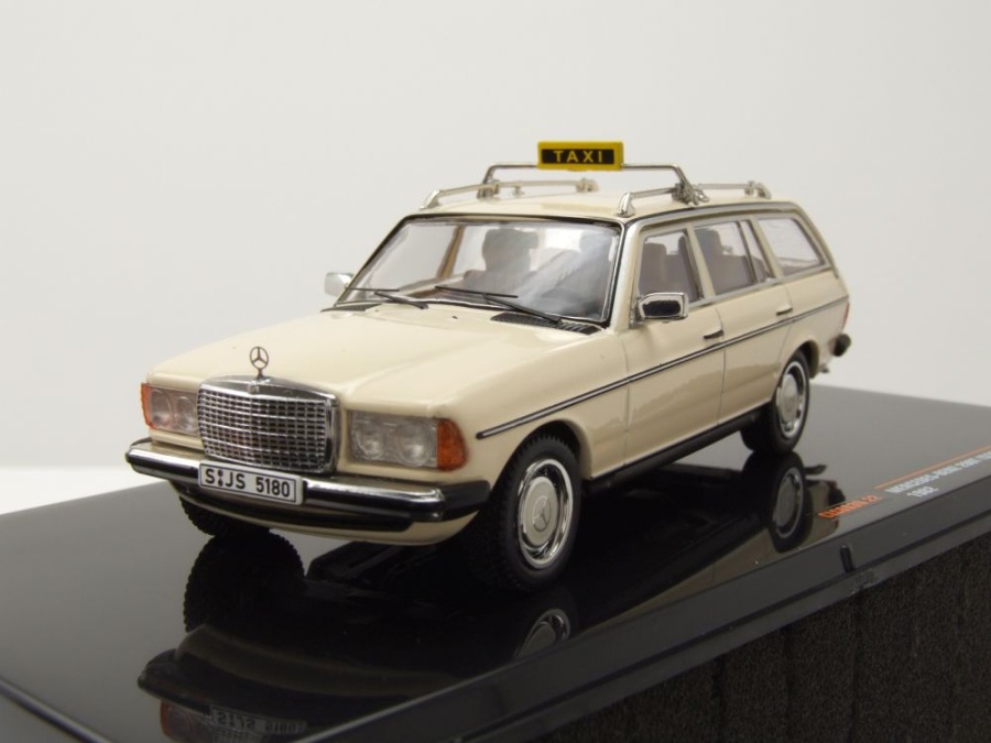 Mercedes 200 T S123 Kombi Taxi 1979 beige Modellauto 1:43 ixo models